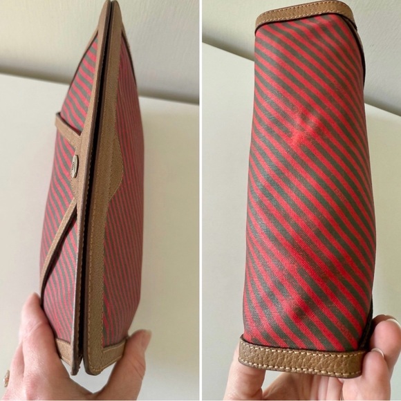 Gucci Red and Green Striped Bag - Picture 14 of 14